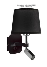 Habana Black Wall Lights Mantra Reading Lights